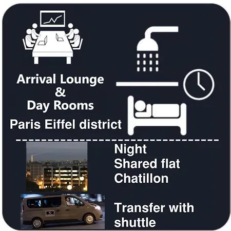 Homestay Eiffel Citea Access Dayroom Espace Sans Nuitee Et Partagee Chatillon Nuitee -- Repos Journee Ou Espace Travail 8-19h Proche Tour Eiffel Ou Usage Bureau A L'heure En Journee -- Nuitee Chatillon Avenue